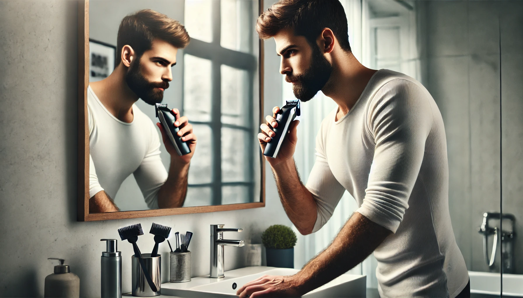 как подстригать бороду машинкой