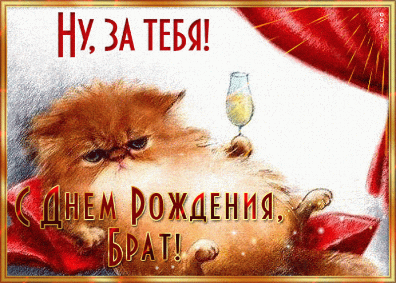 днем рождения брату прикольные