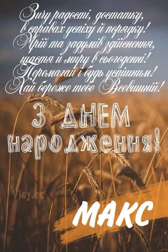 з днем народження Максим прикольні