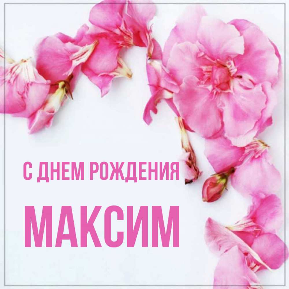 поздравления с днем рождения Максим Картинки
